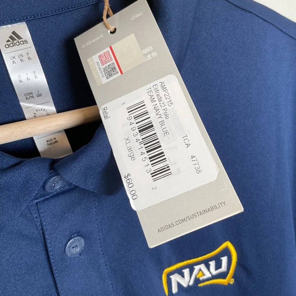 Adidas‎ NAU Polo Shirt AEROREADY Moisture Wicking Athletic XL